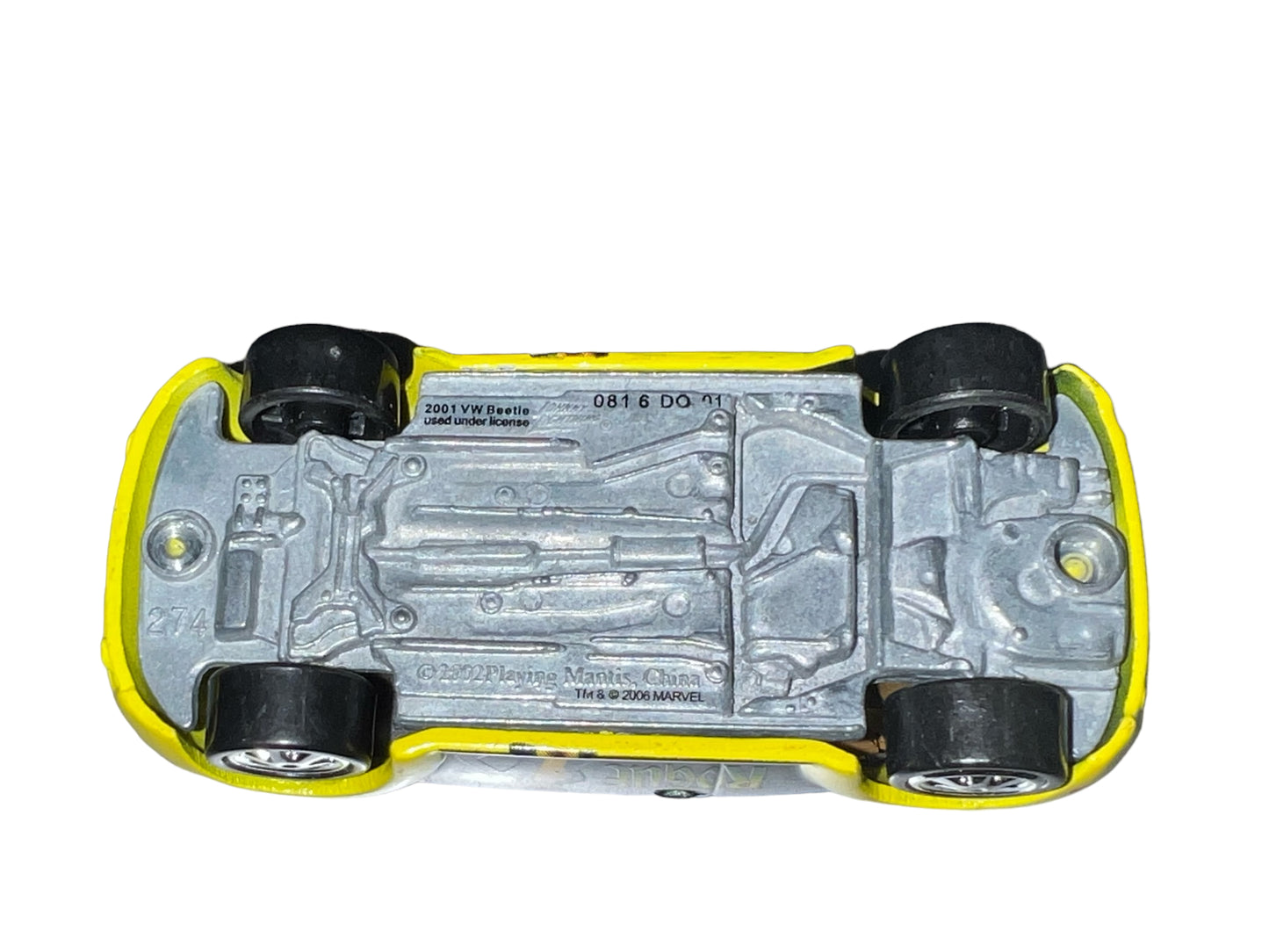 JOHNNY LIGHTNING 2001 VOLKSWAGEN VW BEETLE, X-MEN ROGUE, 1:64