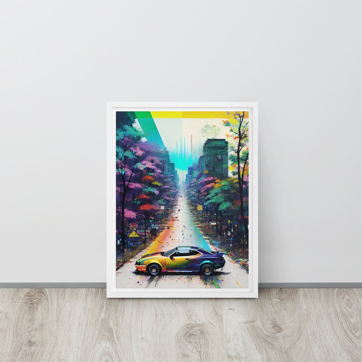 Autumn Boulevard - Framed Canvas