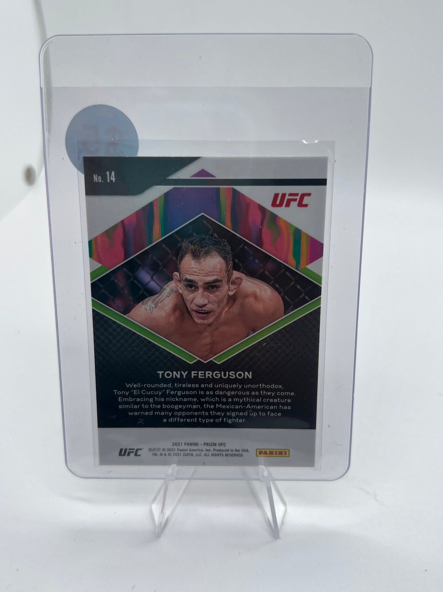 Tony Ferguson Panini Prizm UFC Fearless