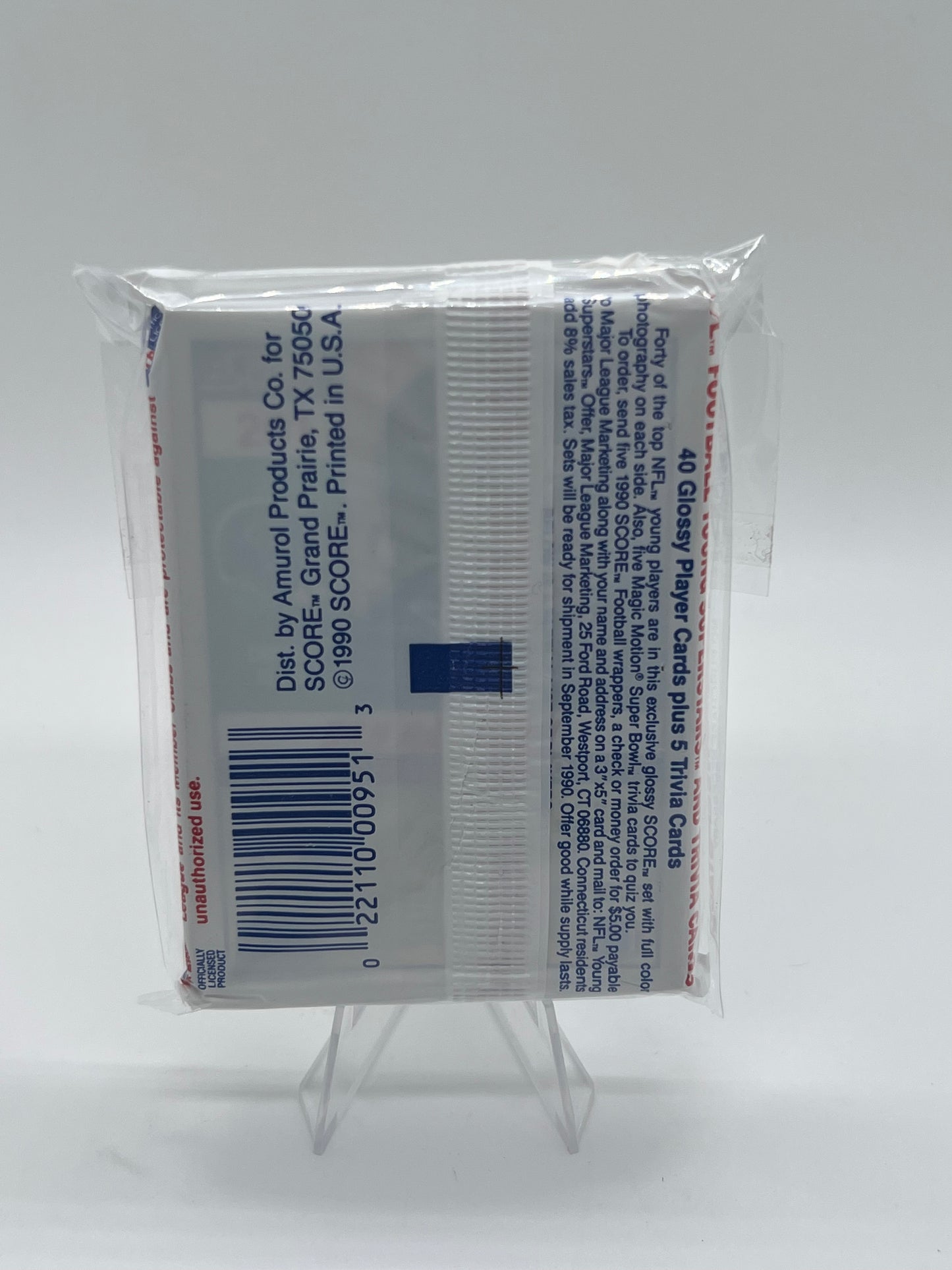 NFL Football Score 1990 Series 1 Pack Set