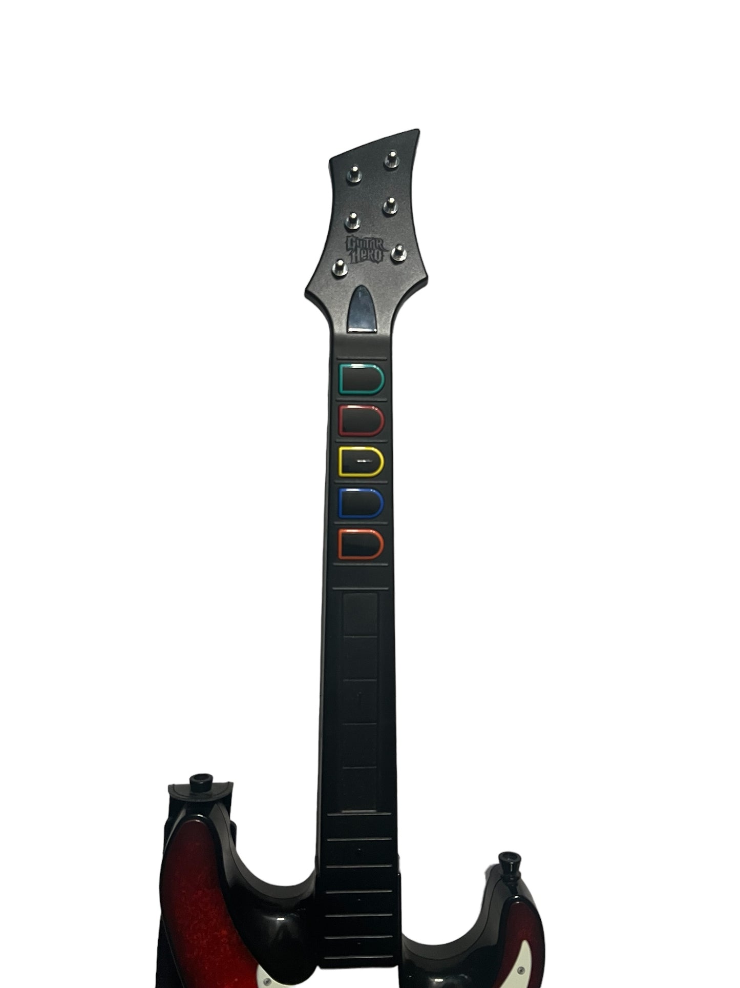 Guitar Hero Red White GH5 Controller Nintendo Wii Band Hero Activision