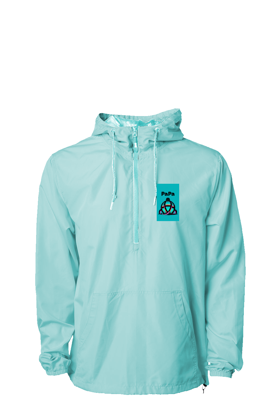 Lightweight Pullover Windbreaker - Papa Trinity Snow Globe 