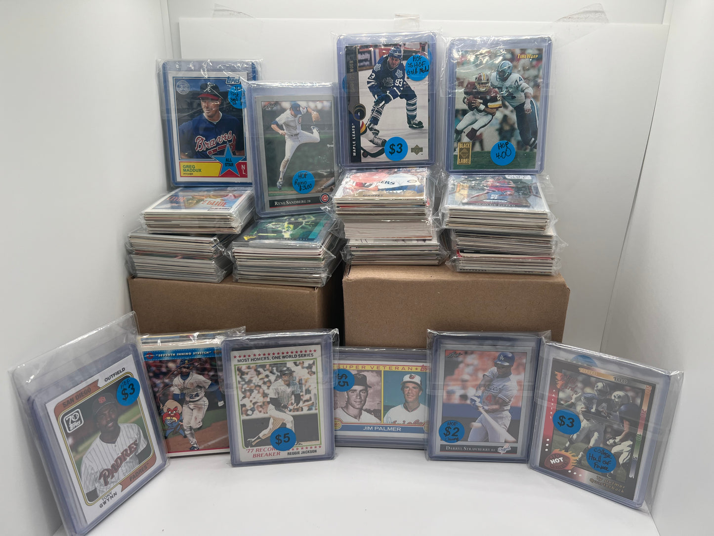 Multi Sports HOF Lot - 450 Plus Collection NBA MLB NHL NFL