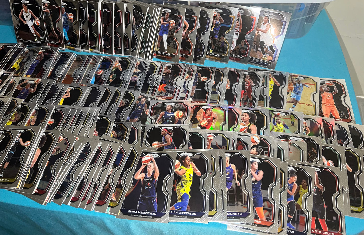 2021-2022 Topps & Panini WNBA 190 Plus Basketball Card Lot