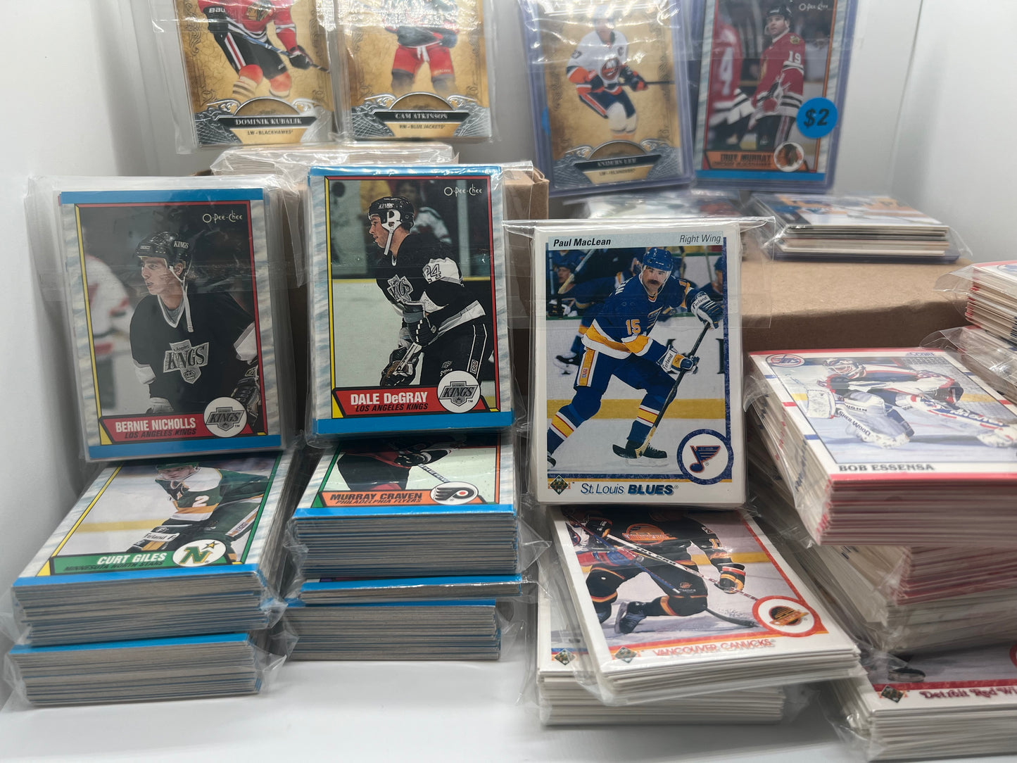 1989-1990's Vintage and 2019-20 Hockey NHL Card Lot (1100 plus)