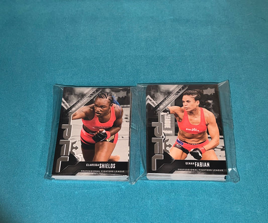 2022 Upper Deck PFL (Professional Fighter League) 50 Card Base Lot Collection