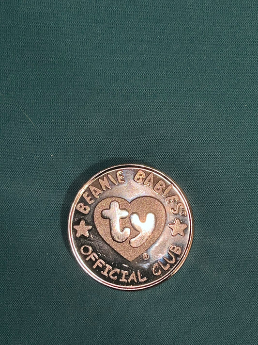 Beanie Babies 1999 Splash Original Nine TY Official Club Coin - Copper-Nickel Proof