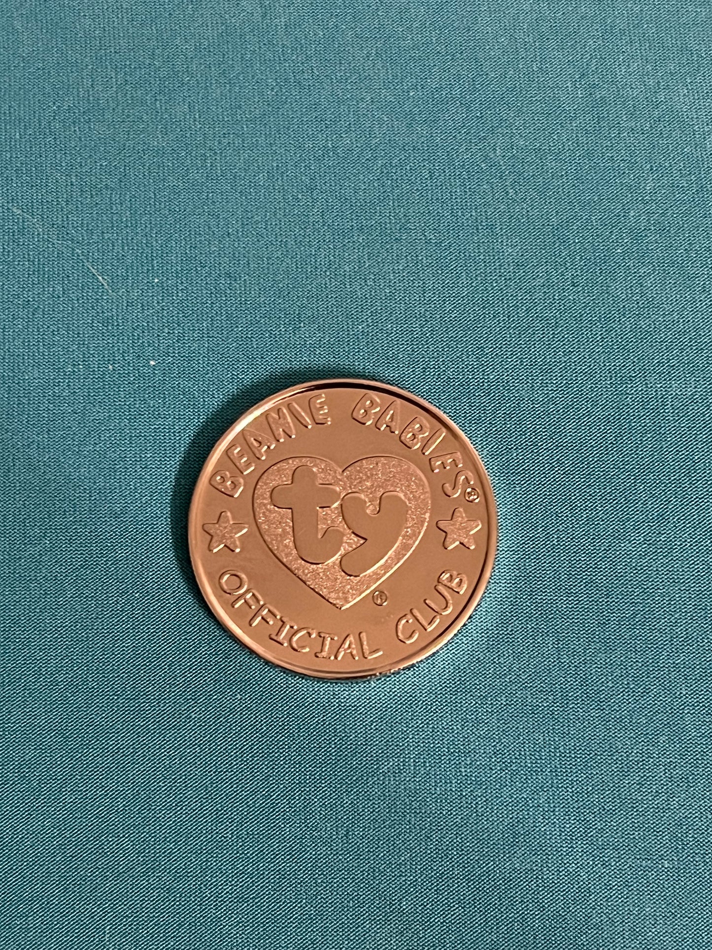 Beanie Babies 1999 Splash Original Nine TY Official Club Coin - Copper-Nickel Proof