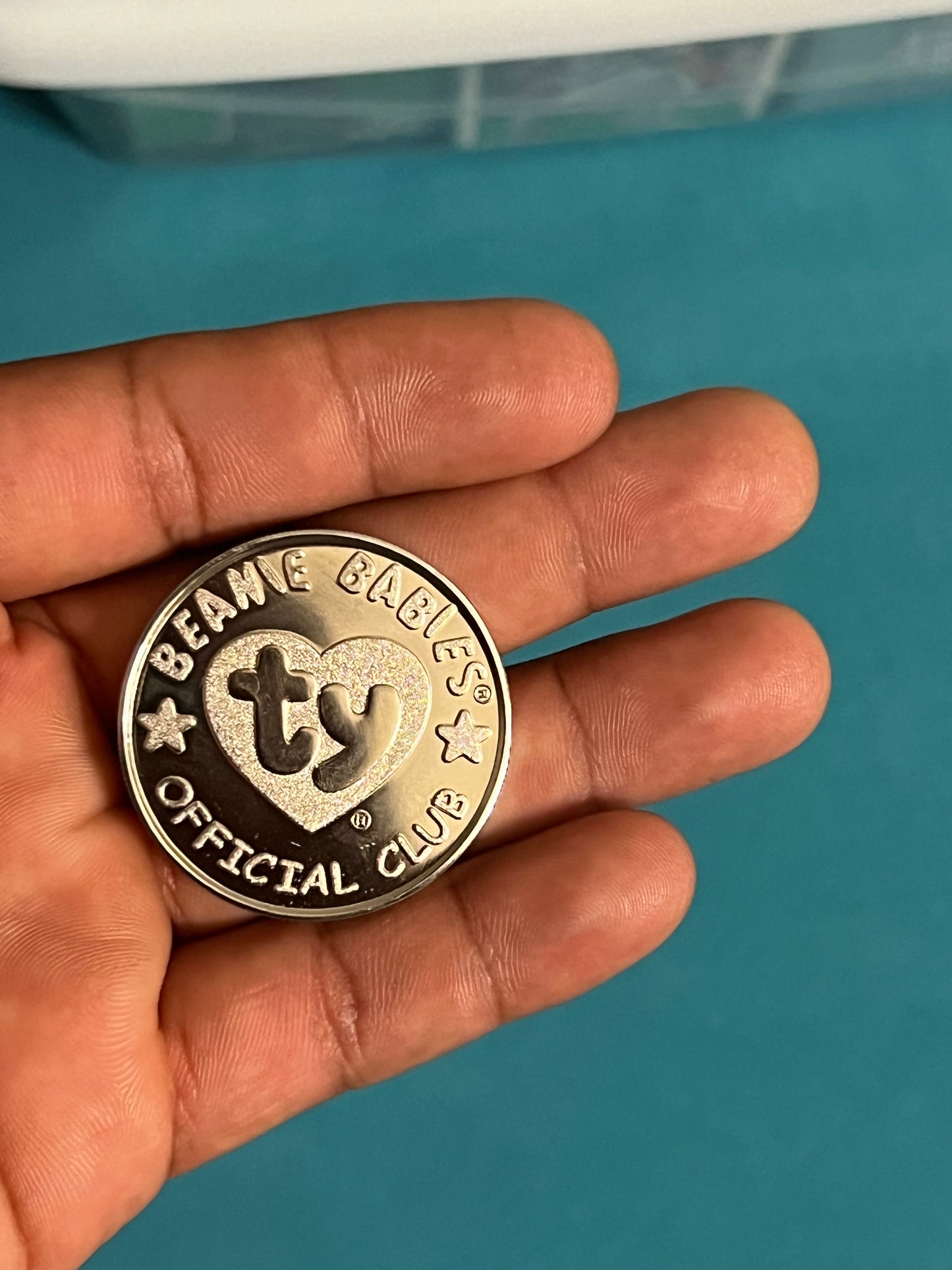 Beanie Babies 1999 Splash Original Nine TY Official Club Coin - Copper-Nickel Proof