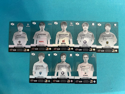 Upper Deck Overwatch League Infra-Sight Variant Card Lot (16)