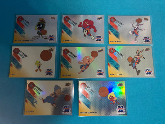 Space Jam In Action Card Lot (8) Basketball Sport Upper Deck