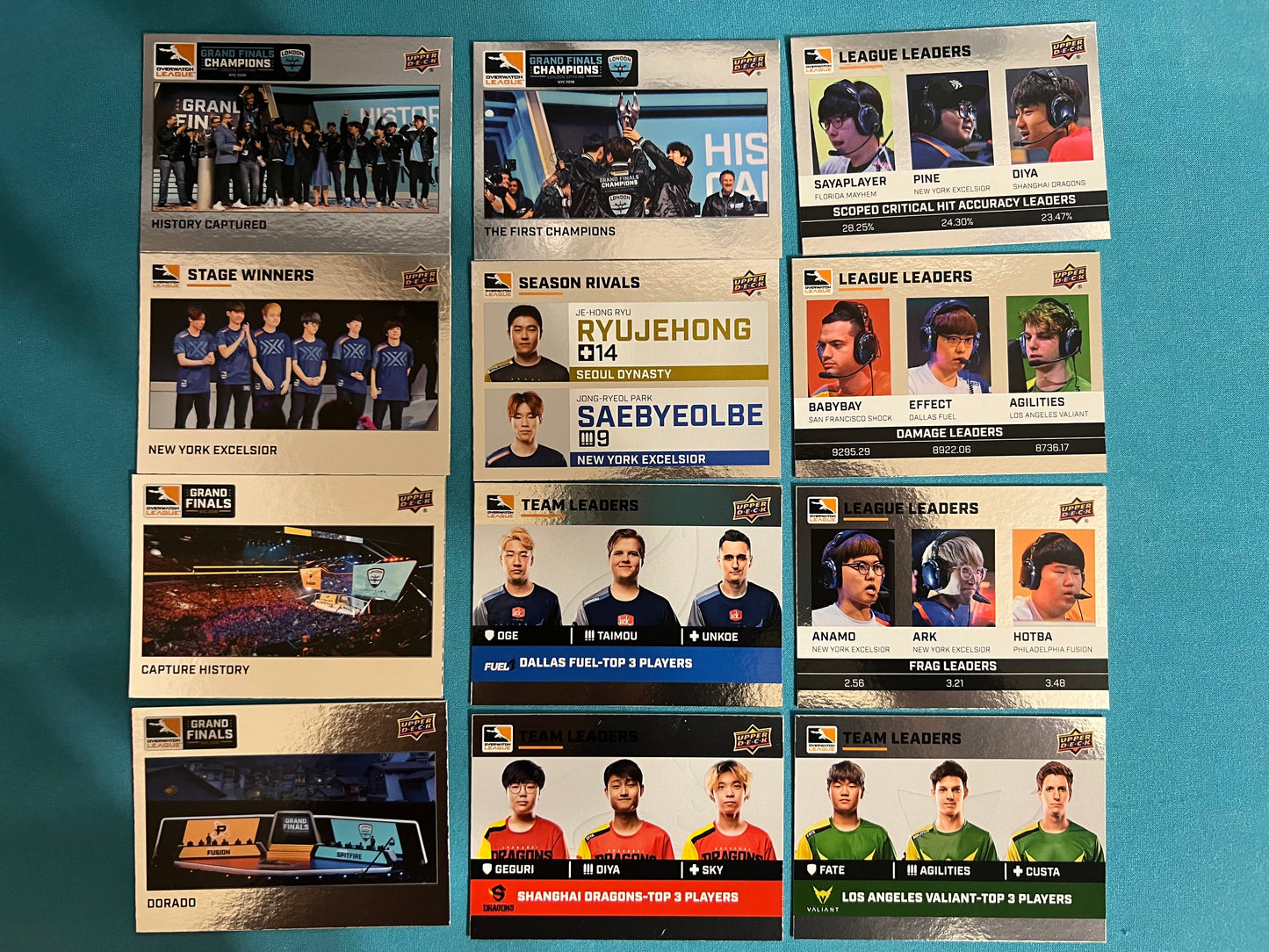 Upper Deck Overwatch League Variant Card Lot