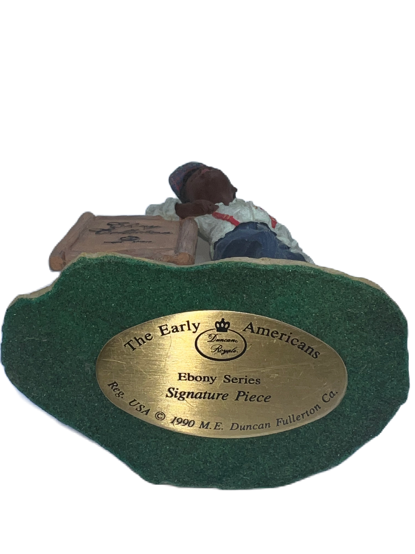Duncan Royale Ebony Series Signature Display Piece 6.5 inches 1990 Early Americans
