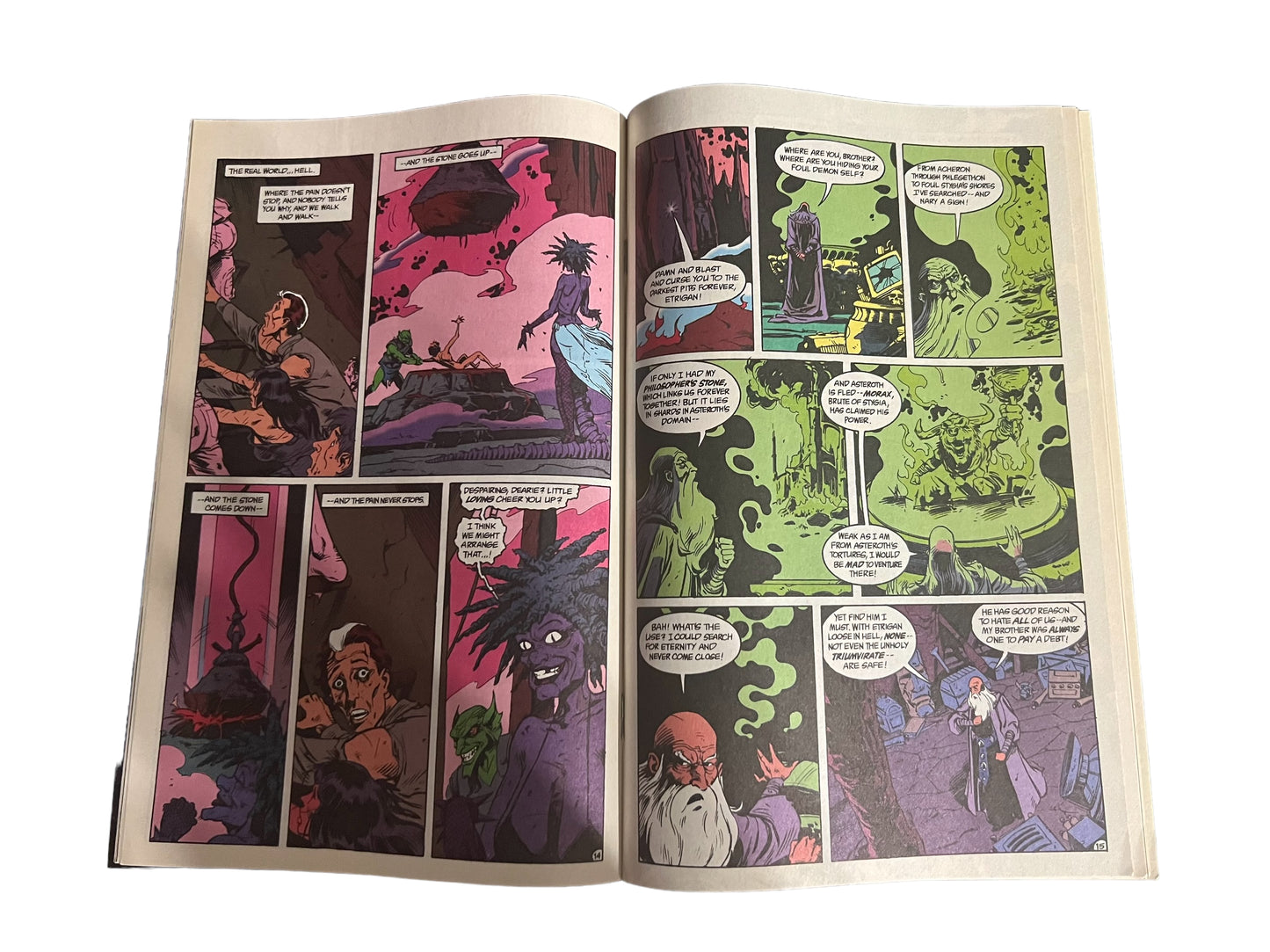 The Demon 1990 Series Issue #2 and #3 DC Universe Comic Lot White Pages