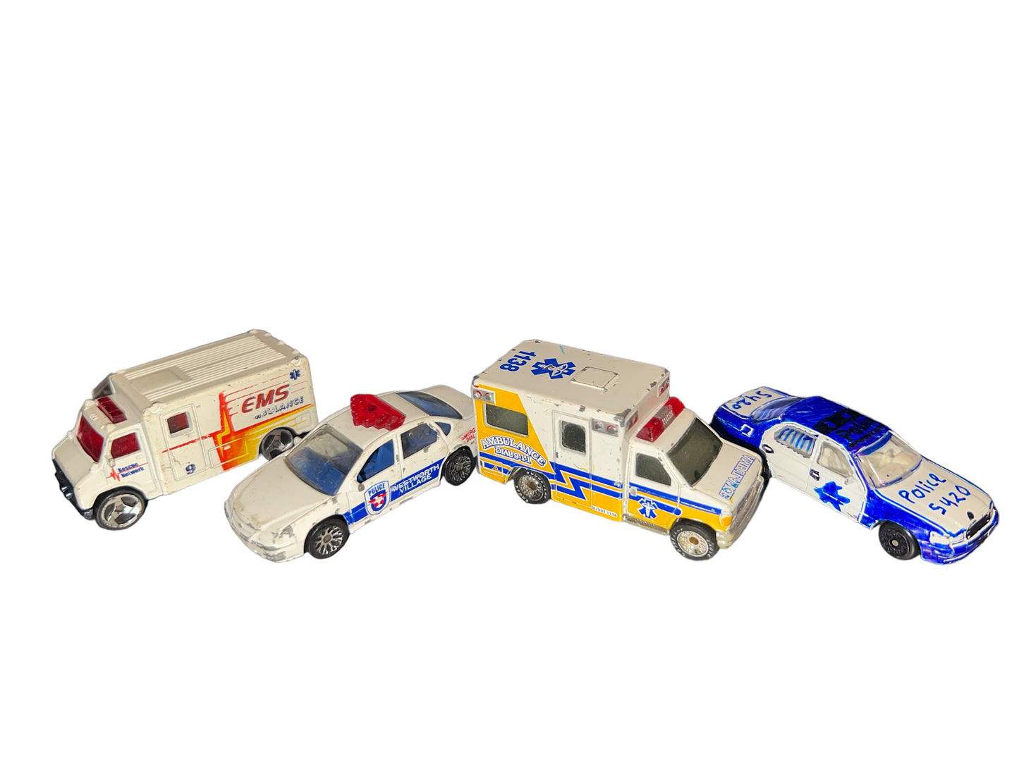 EMS Ambulance Matchbox Mattel Police Chevrolet Lot