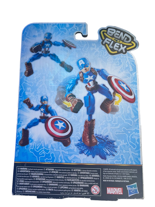 Marvel Avengers Bend and Flex Captain America Action Figure