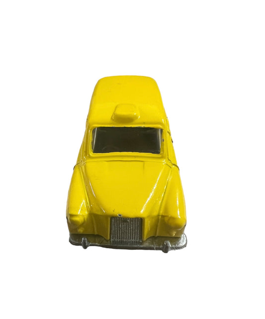 96' Vintage *Hot Wheels* London Taxi  Cab/ Collector #619/ Yellow/ Loose