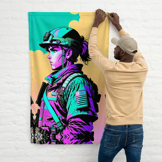Zofia Rybczyk - Flag Tapestry