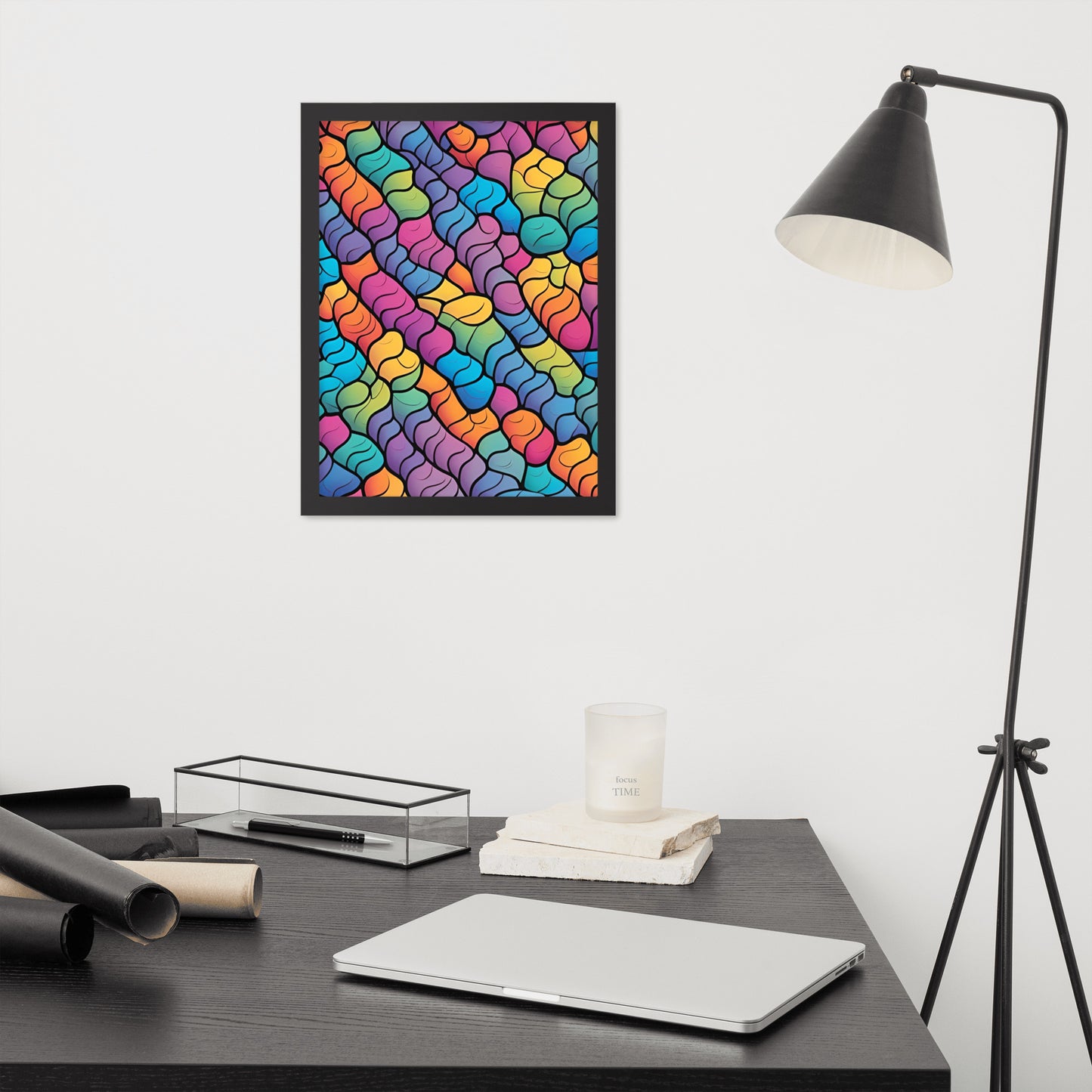 Bubble Gum - Framed matte paper poster
