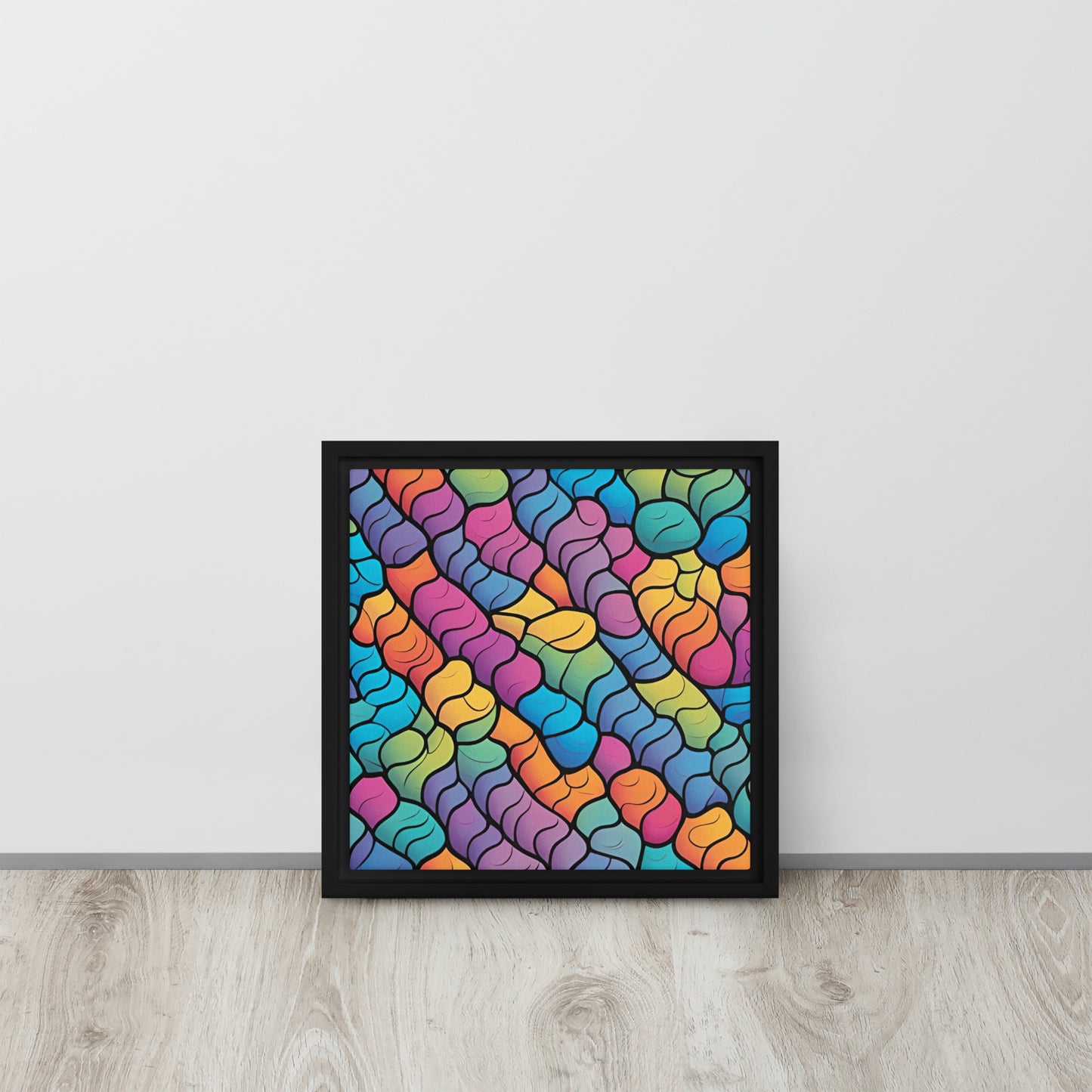 Bubble Gum - Framed Canvas