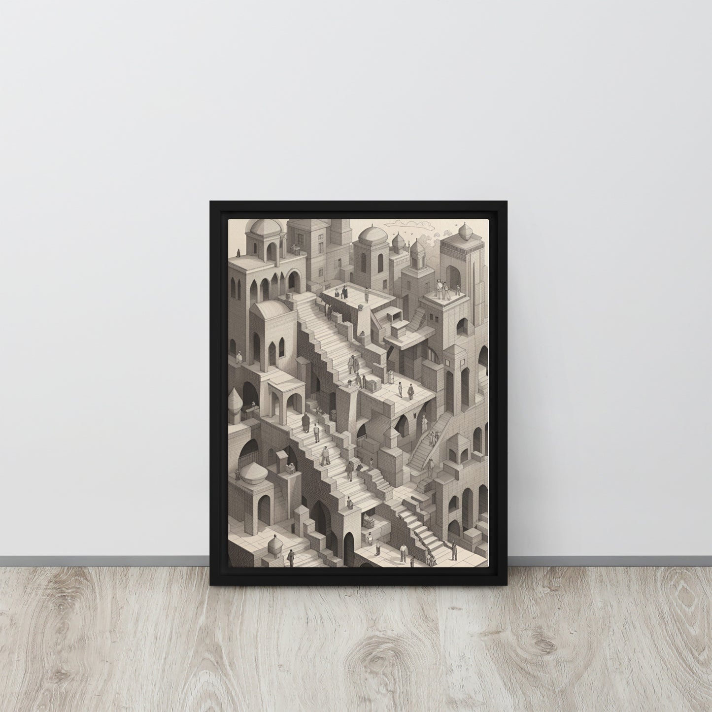 Beyond the Shadows - Framed Canvas