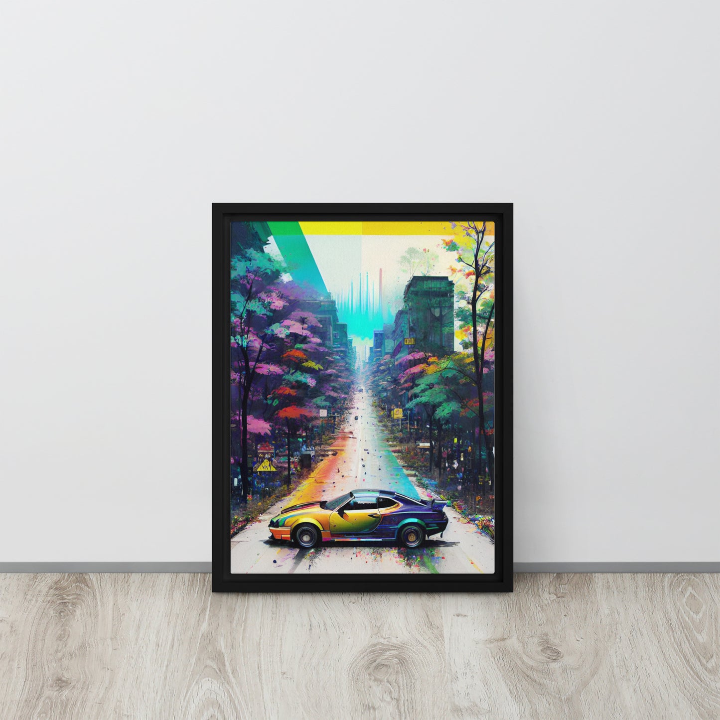 Autumn Boulevard - Framed Canvas