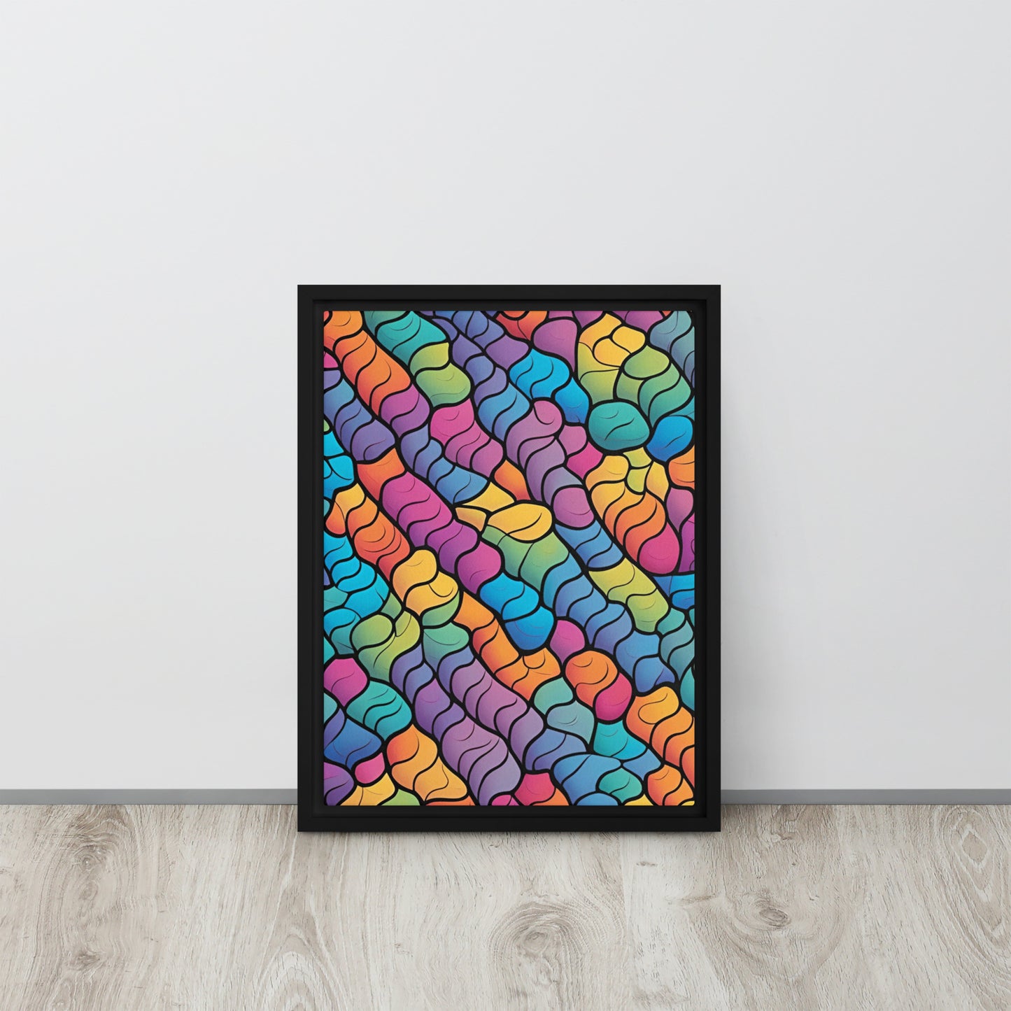 Bubble Gum - Framed Canvas