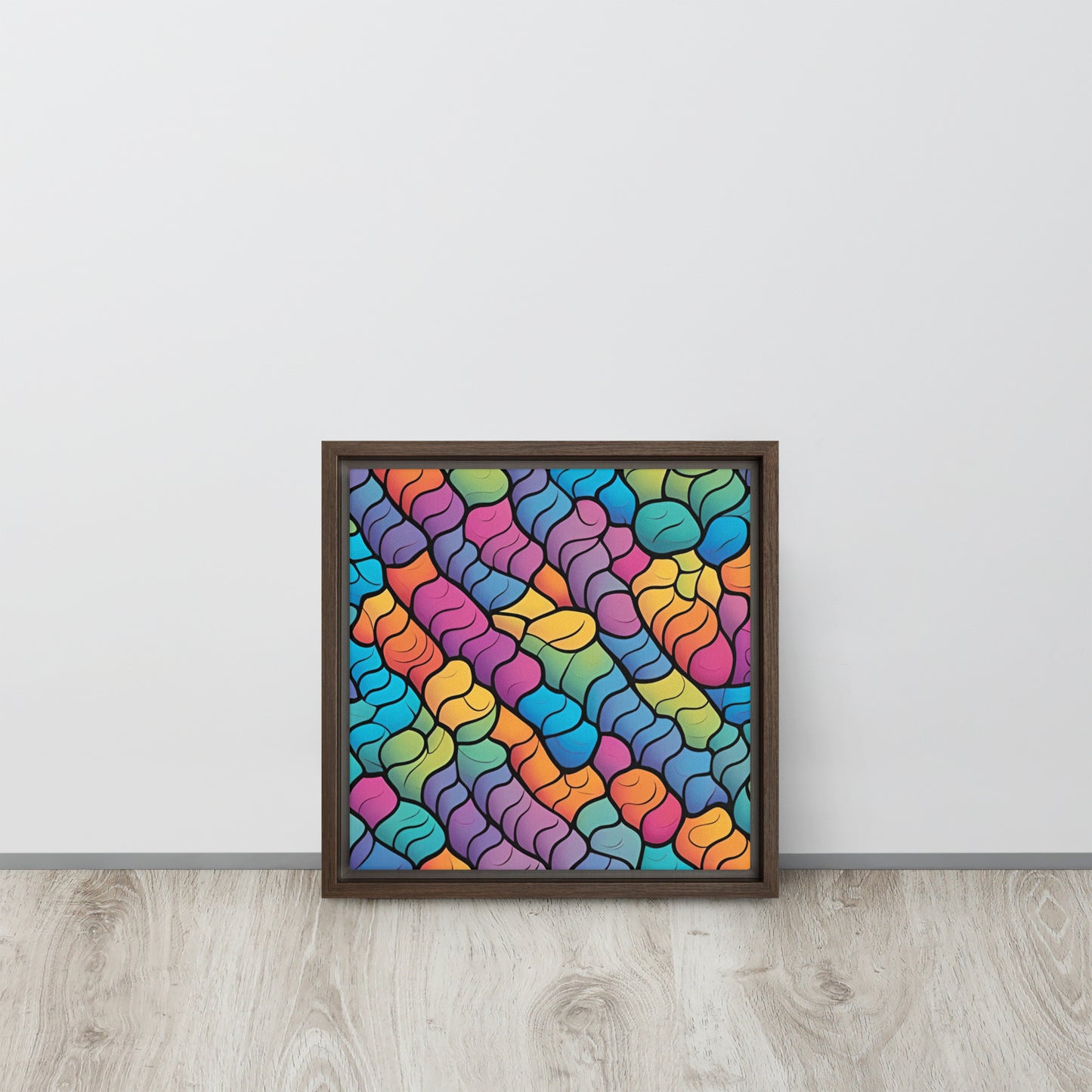 Bubble Gum - Framed Canvas