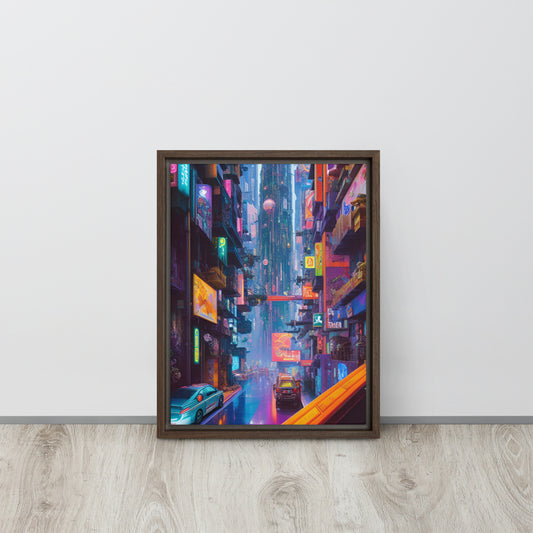 AeroTopia - Framed Canvas