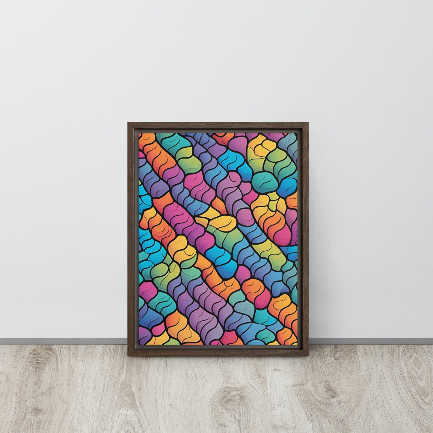 Bubble Gum - Framed Canvas