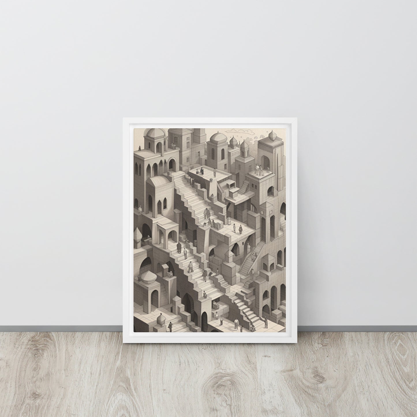 Beyond the Shadows - Framed Canvas
