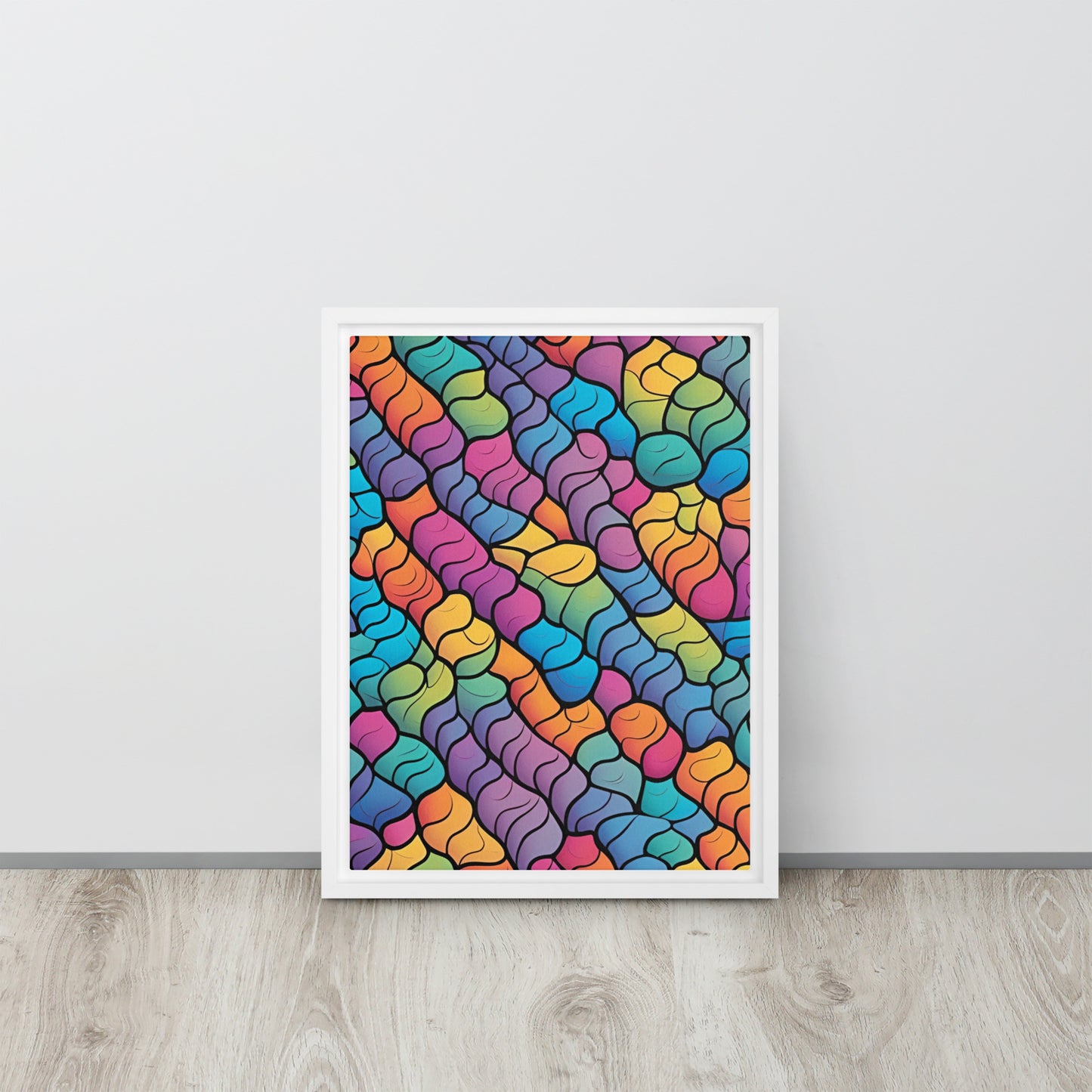 Bubble Gum - Framed Canvas