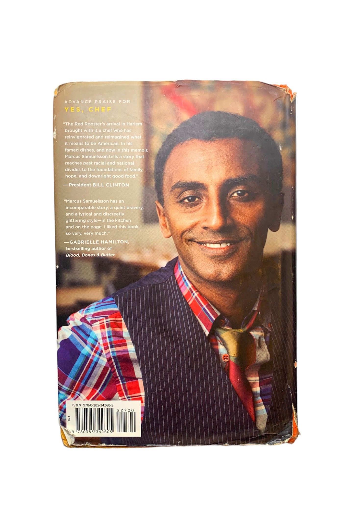 Yes, Chef: A Memoir By Marcus Samuelsson - Hardback Cover Autographed Signture