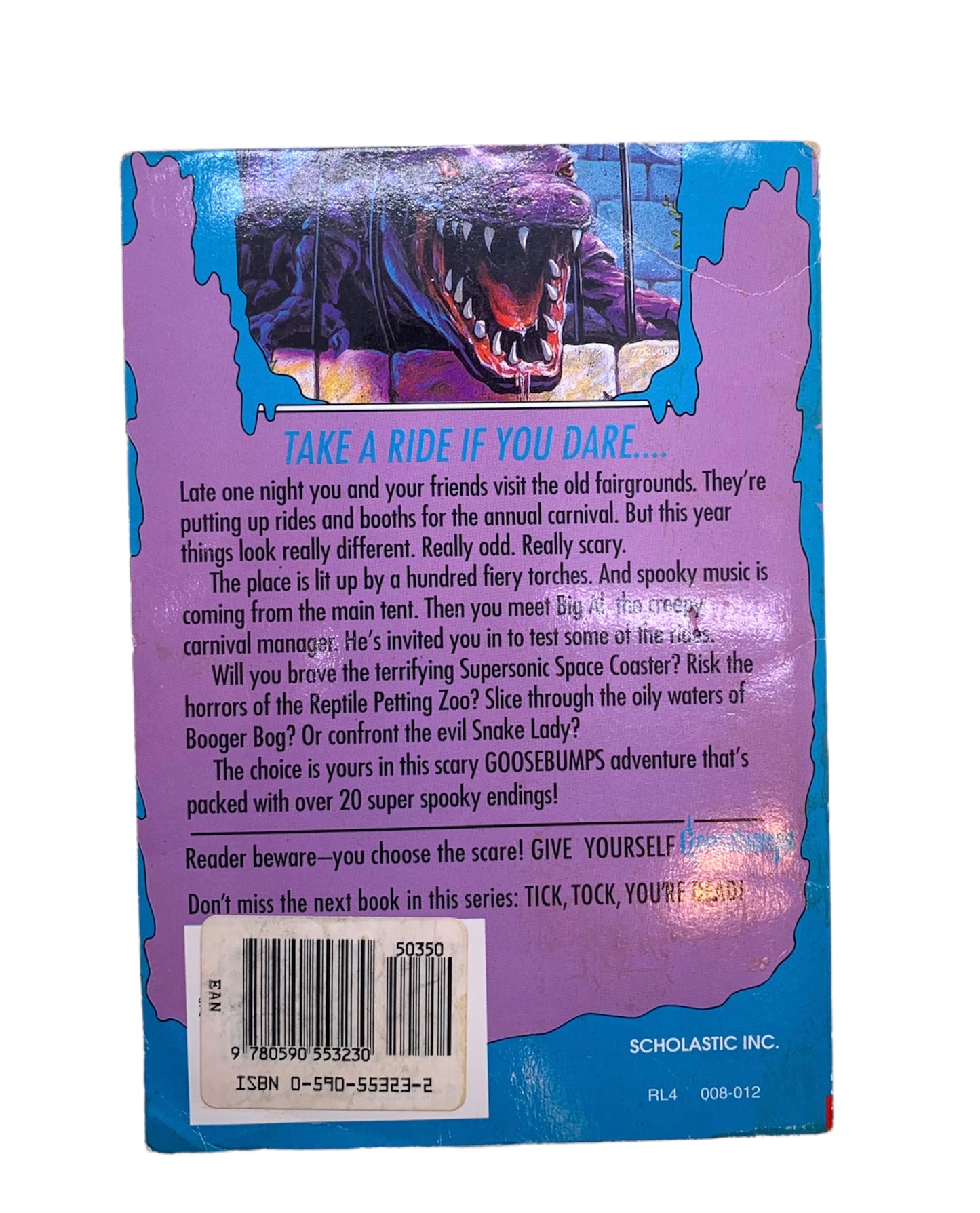 Goosebumps Escape from the Carnival of Horrors