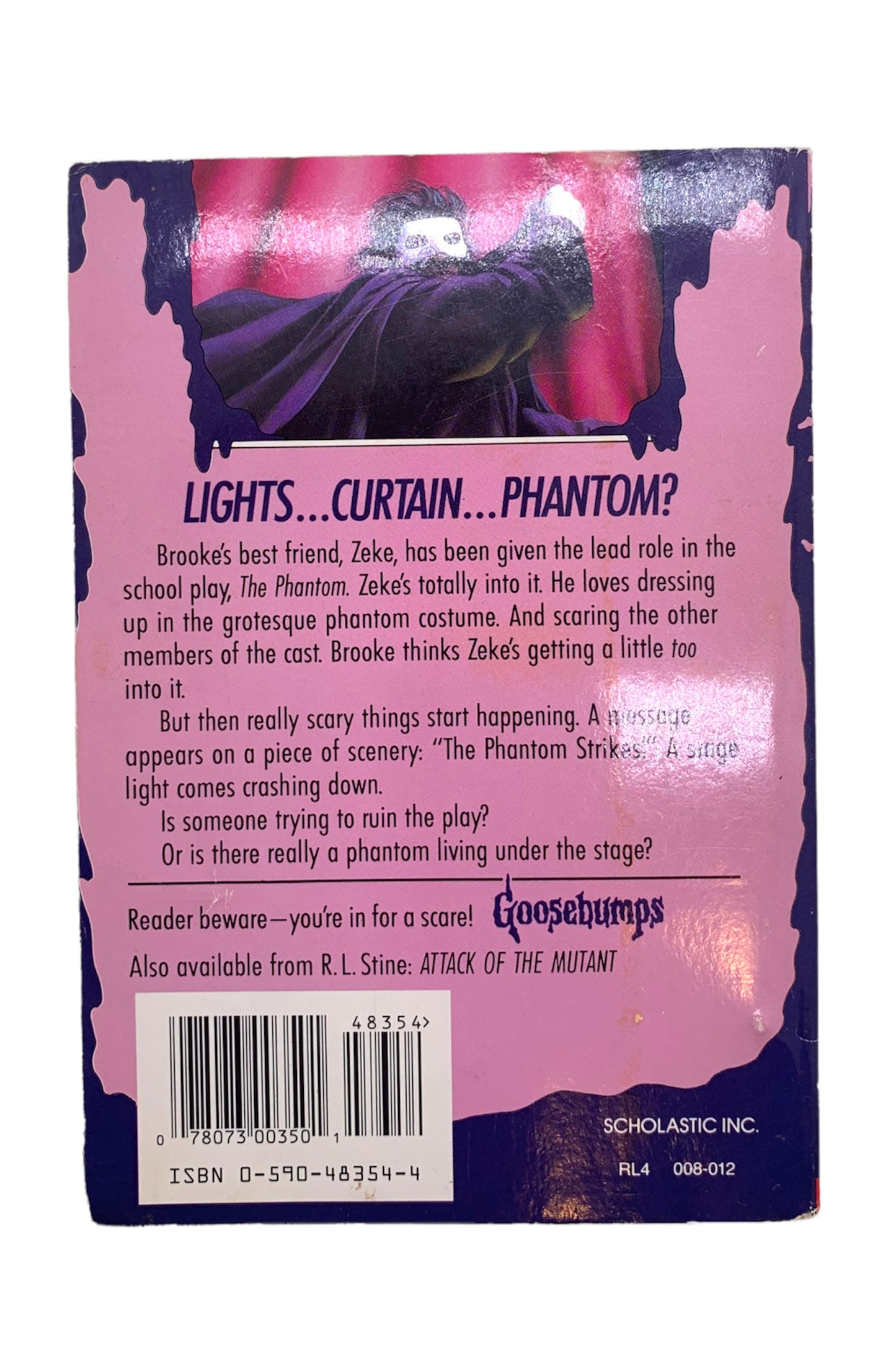 Goosebumps Phantom of The Auditorium