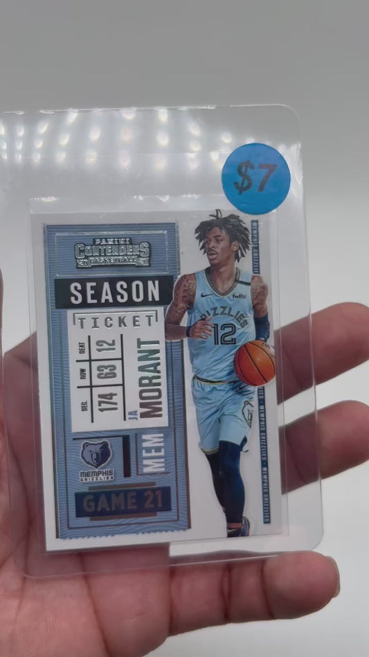 Panini Contenders 2021 Basketball Ja Morant 75