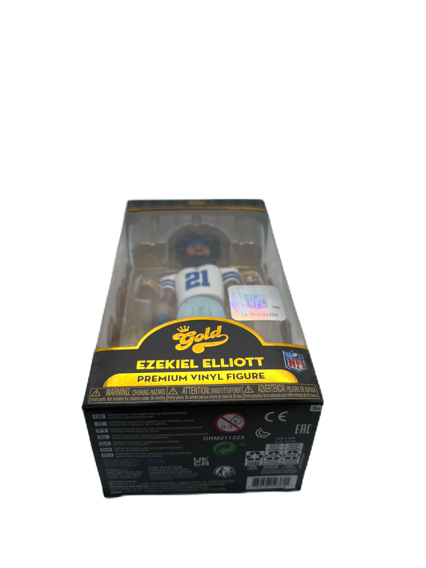 Gold Funko Pop NFL Ezekiel Elliott Premium Vinyl Figure