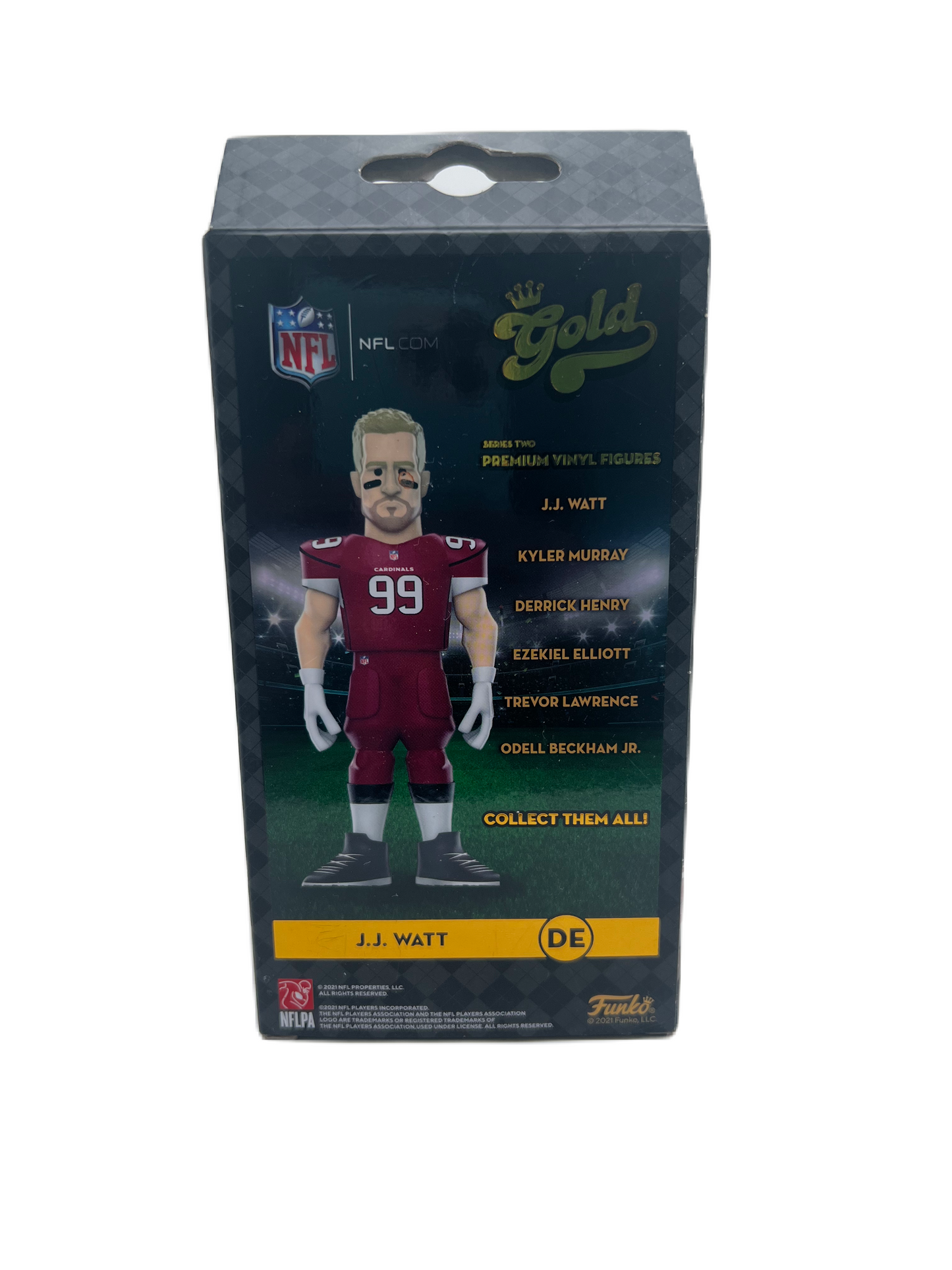Gold Funko J.J. Watt Premium Vinyl Figure NFL