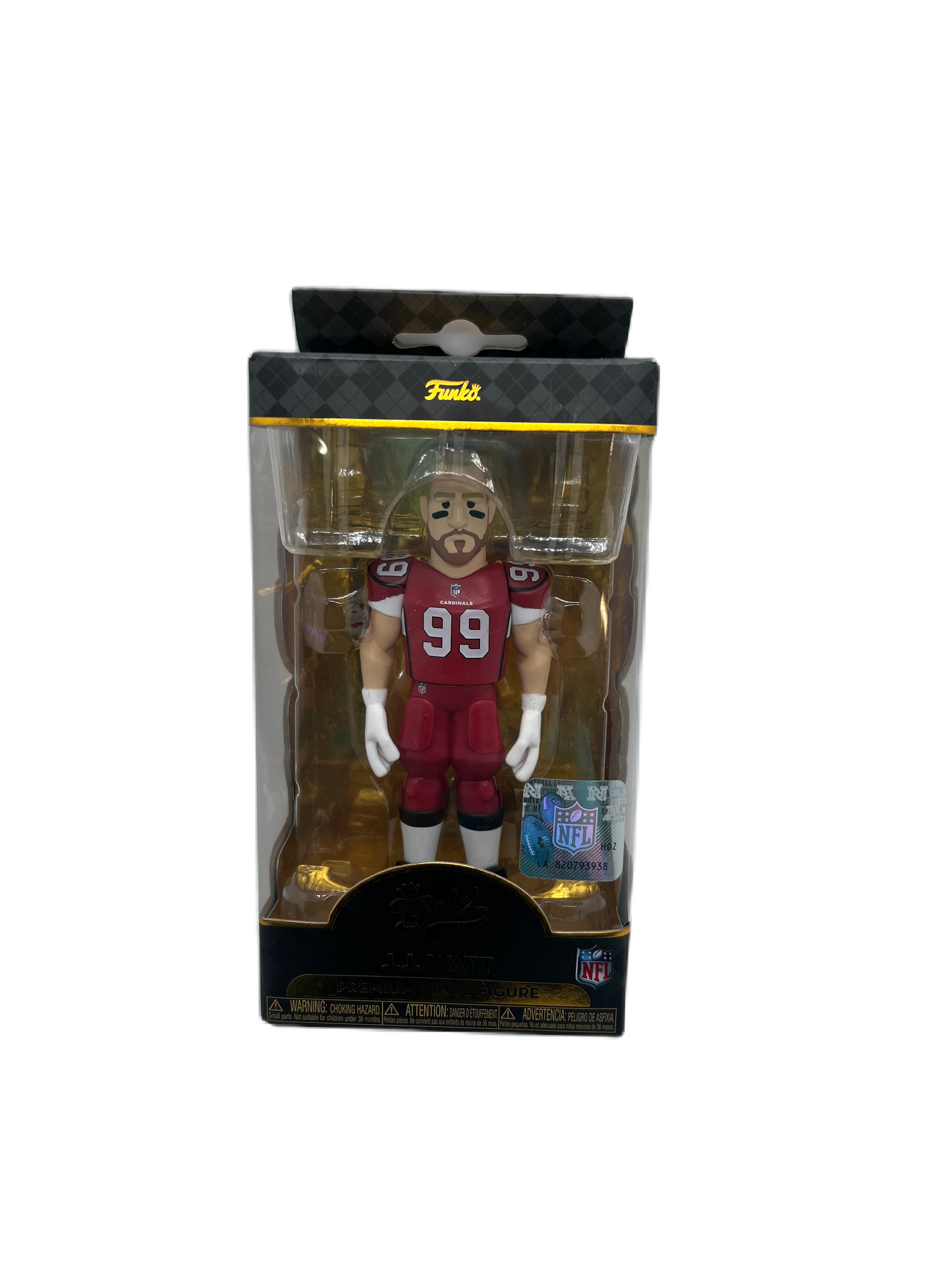 Gold Funko J.J. Watt Premium Vinyl Figure NFL