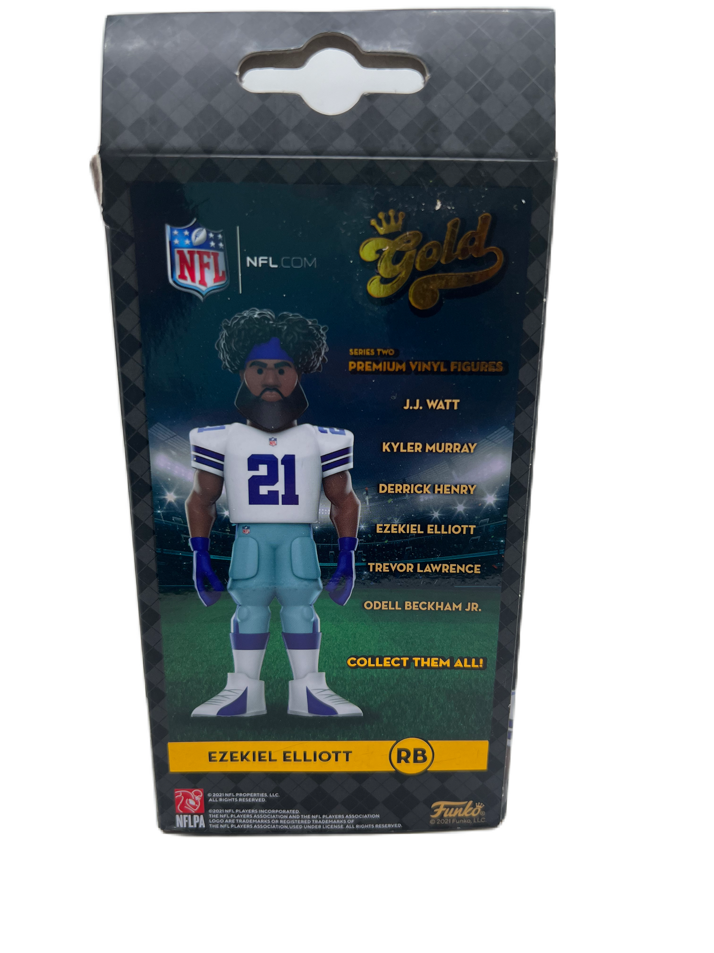 Gold Funko Pop NFL Ezekiel Elliott Premium Vinyl Figure