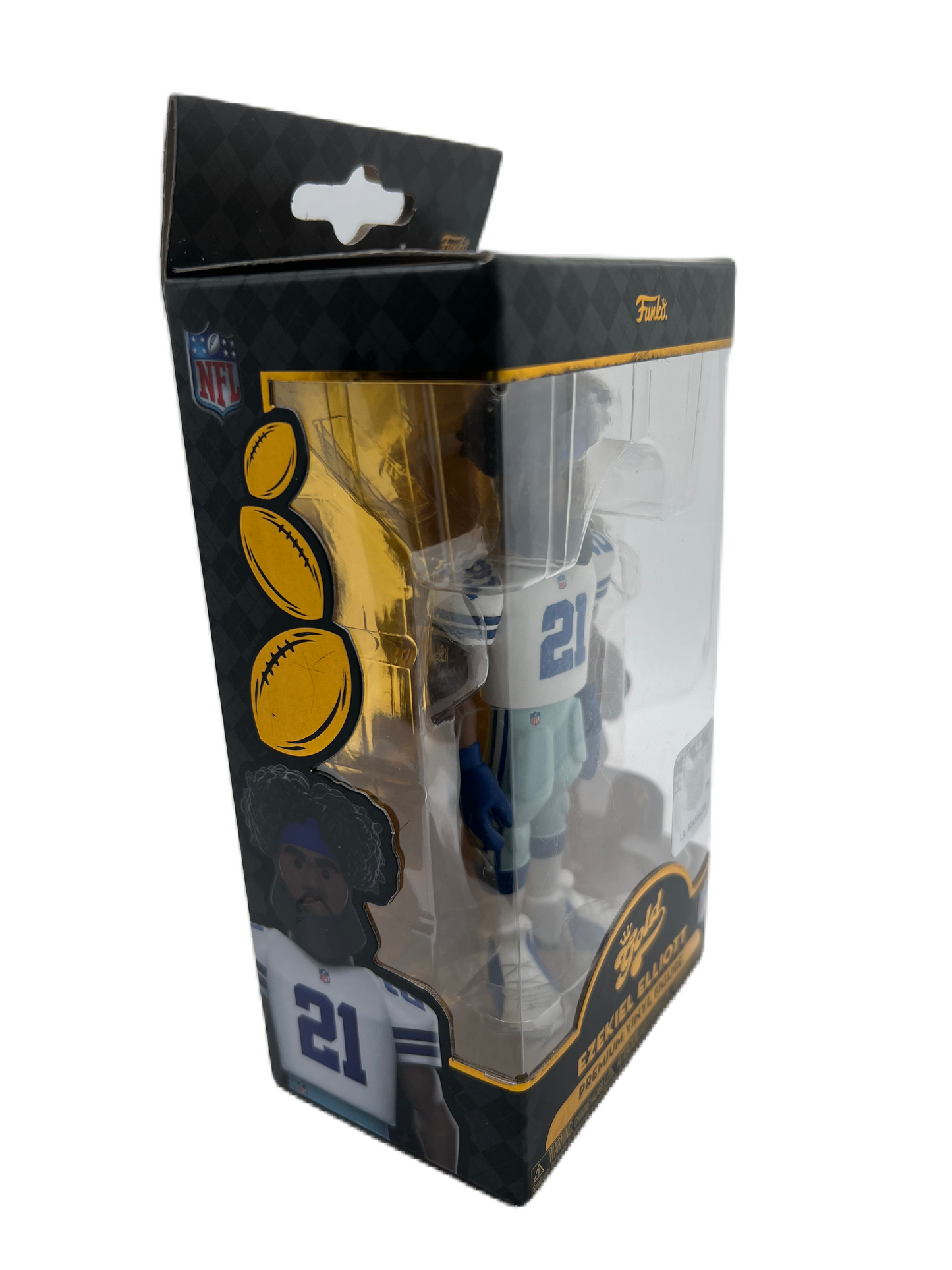 Gold Funko Pop NFL Ezekiel Elliott Premium Vinyl Figure